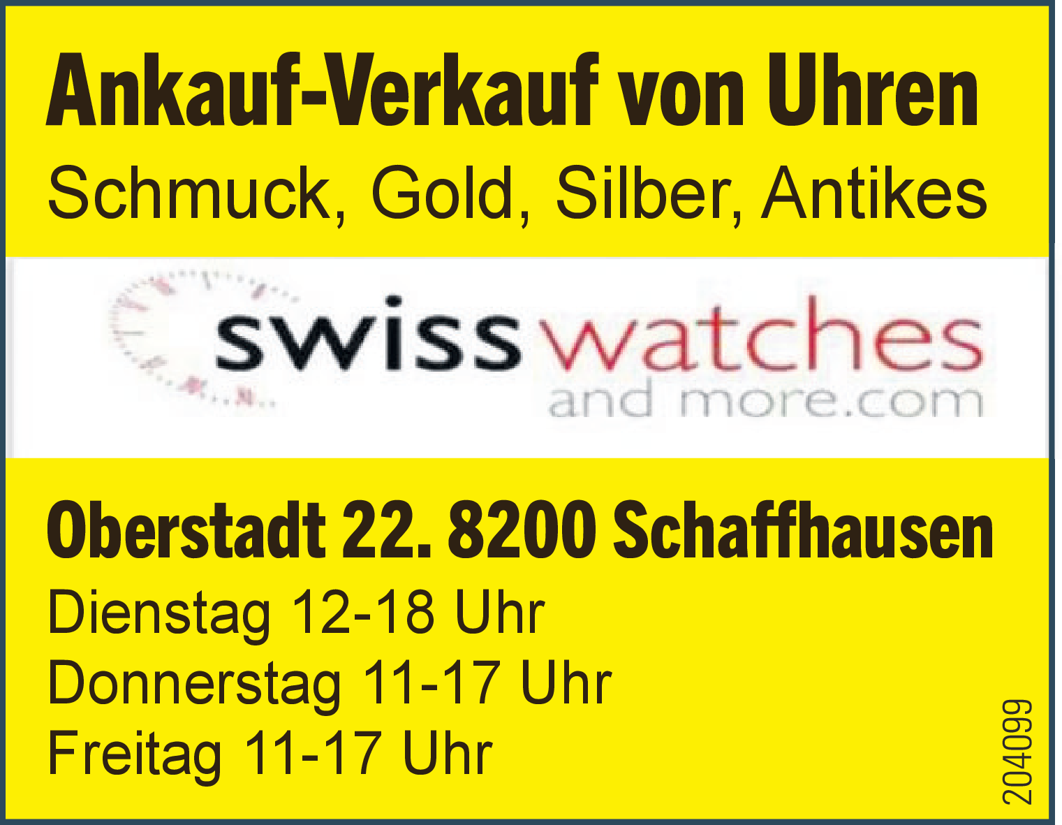 Ankauf-Verkauf von Uhren