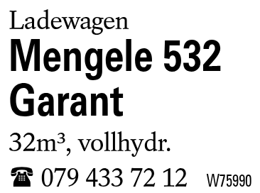 Mengele 532 Garant