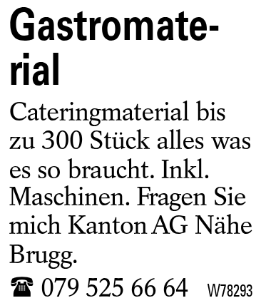 Gastromaterial
