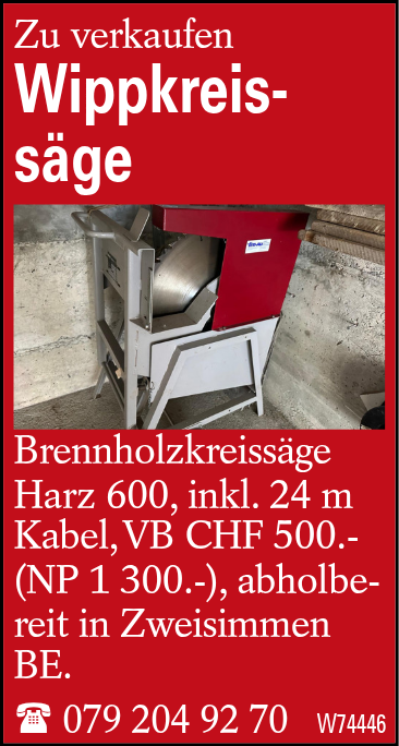 Wippkreissäge