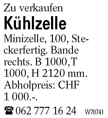 Kühlzelle