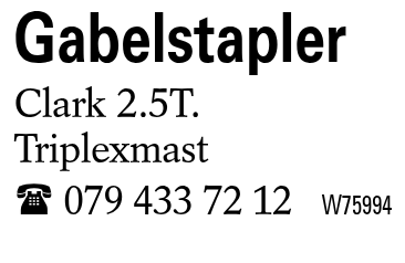 Gabelstapler