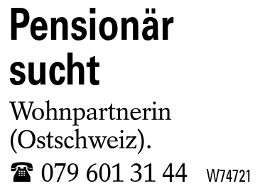 Pensionär sucht