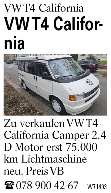 VW T4 California