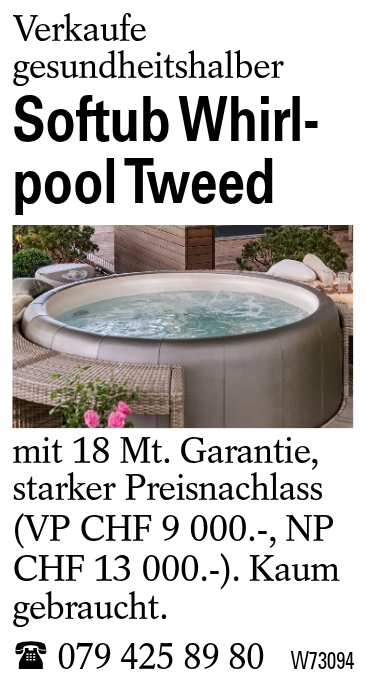 Softub Whirlpool Tweed