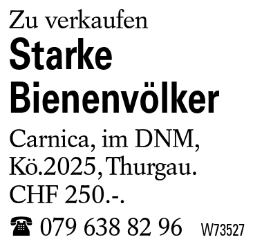 Starke Bienenvölker