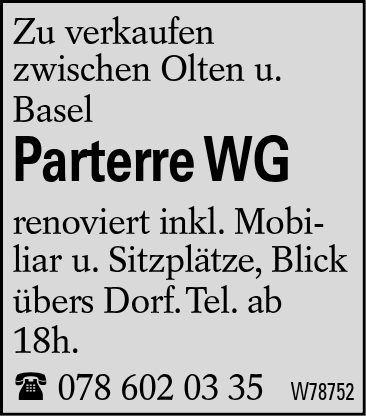 Parterre WG