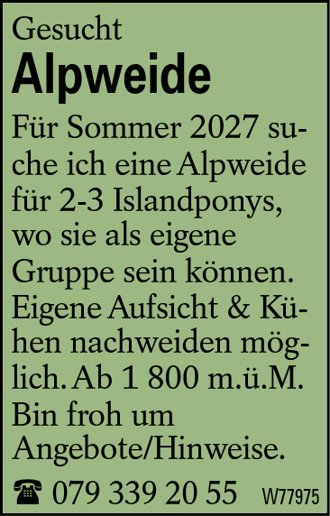 Alpweide