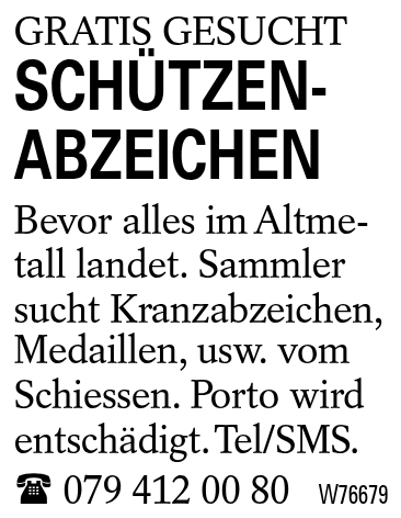 SCHÜTZENABZEICHEN