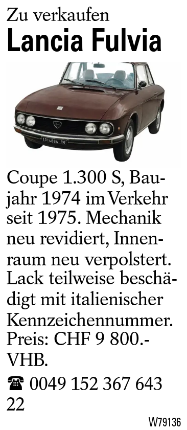 Lancia Fulvia