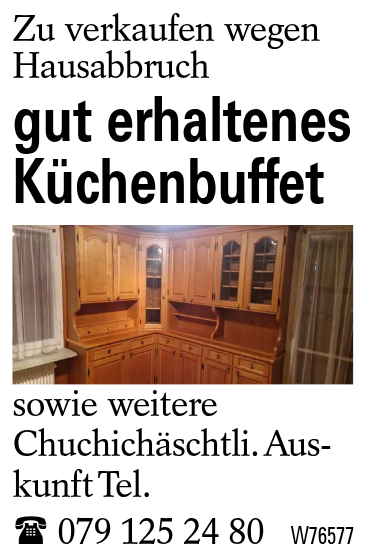 gut erhaltenes Küchenbuffet