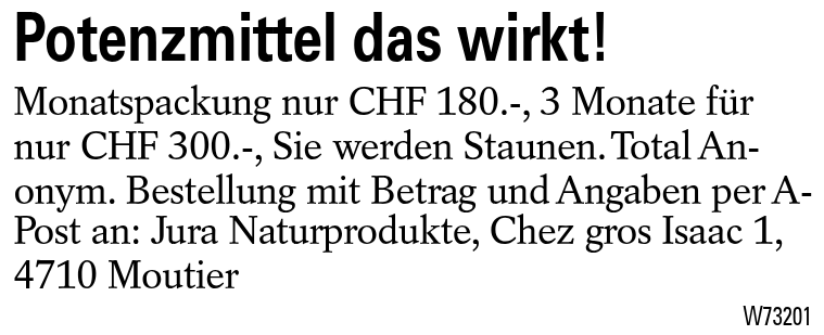 Potenzmittel das wirkt!