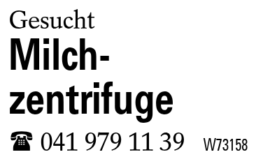 Milch-zentrifuge
