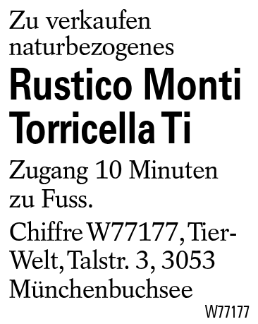 Rustico Monti Torricella Ti