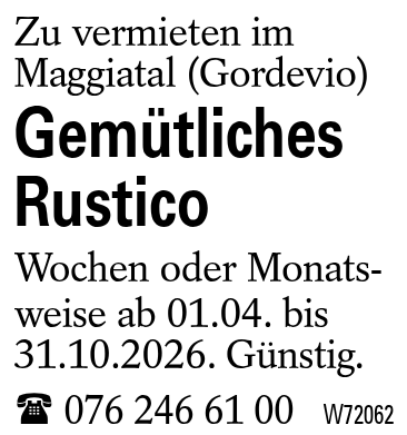 Gemütliches Rustico