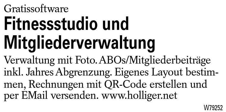 Fitnessstudio und Mitgliederverwaltung