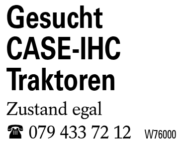 Gesucht CASE-IHC Traktoren