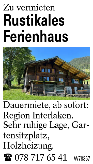 Rustikales Ferienhaus
