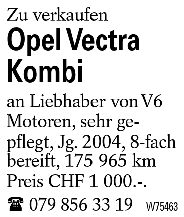 Opel Vectra Kombi