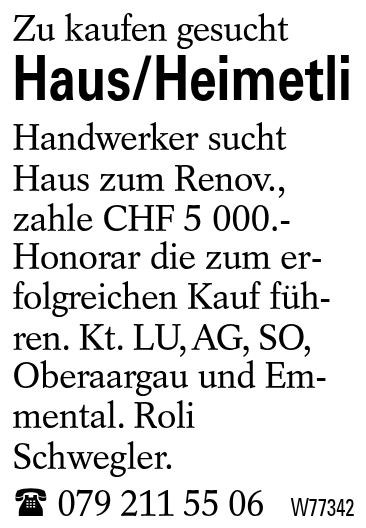 Haus/Heimetli
