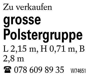 grosse Polstergruppe