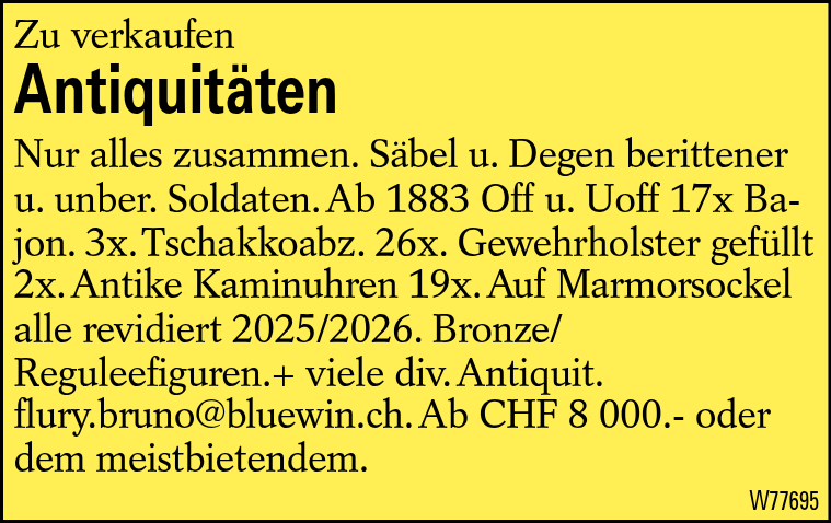 Antiquitäten