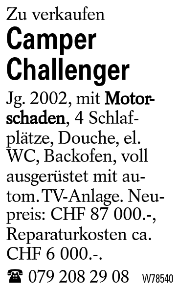 Camper Challenger