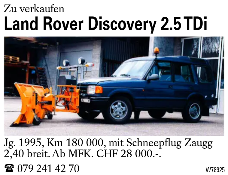 Land Rover Discovery 2.5 TDi