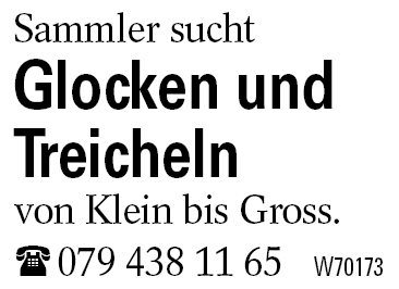 Glocken und Treicheln