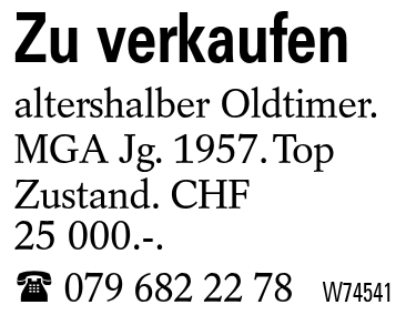Zu verkaufen