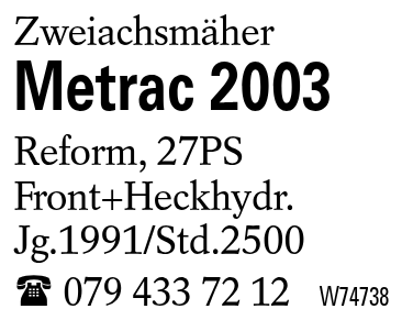 Metrac 2003