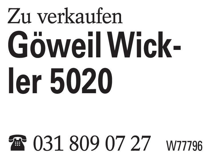 Göweil Wickler 5020