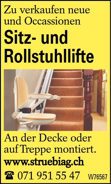 Sitz- und Rollstuhllifte