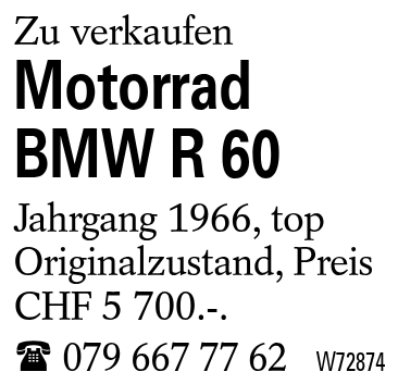 Motorrad BMW R 60