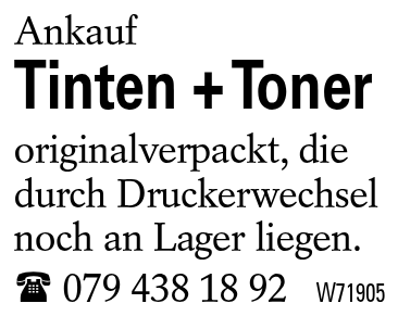 Tinten + Toner