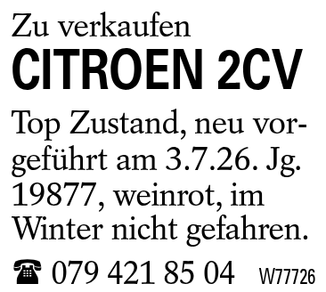 CITROEN 2CV