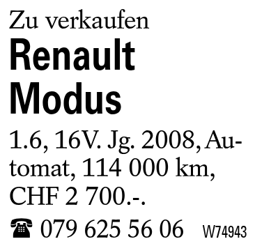 Renault Modus