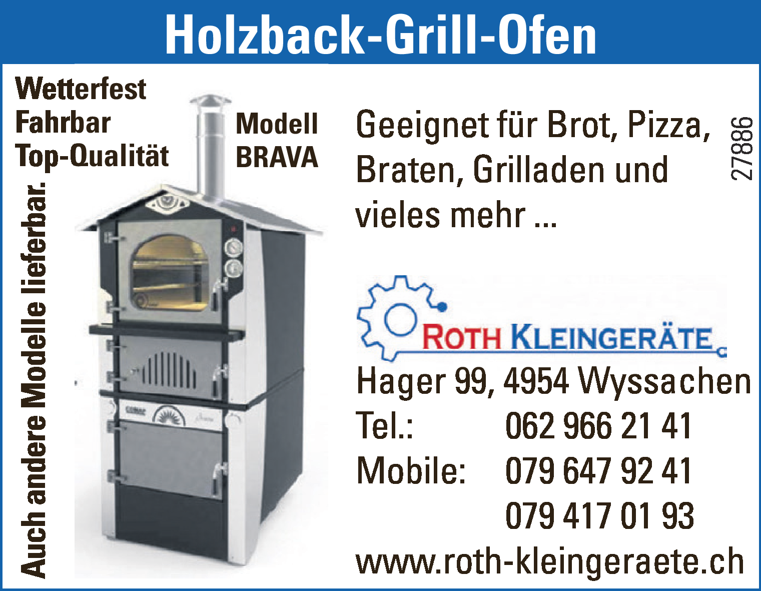 Holzback-Grill-Ofen 2026