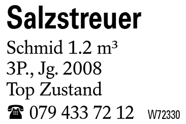 Salzstreuer
