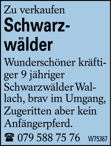 Schwarz-               wälder