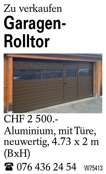 Garagen- Rolltor