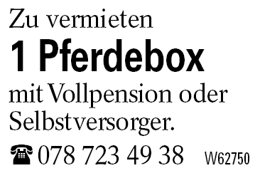 1 Pferdebox