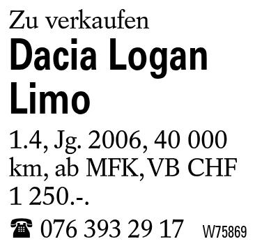 Dacia Logan Limo