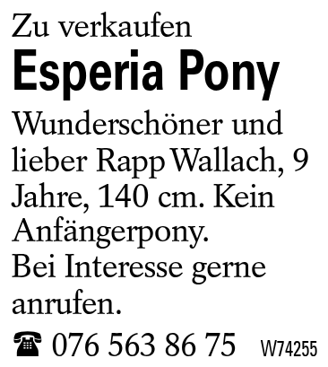 Esperia Pony