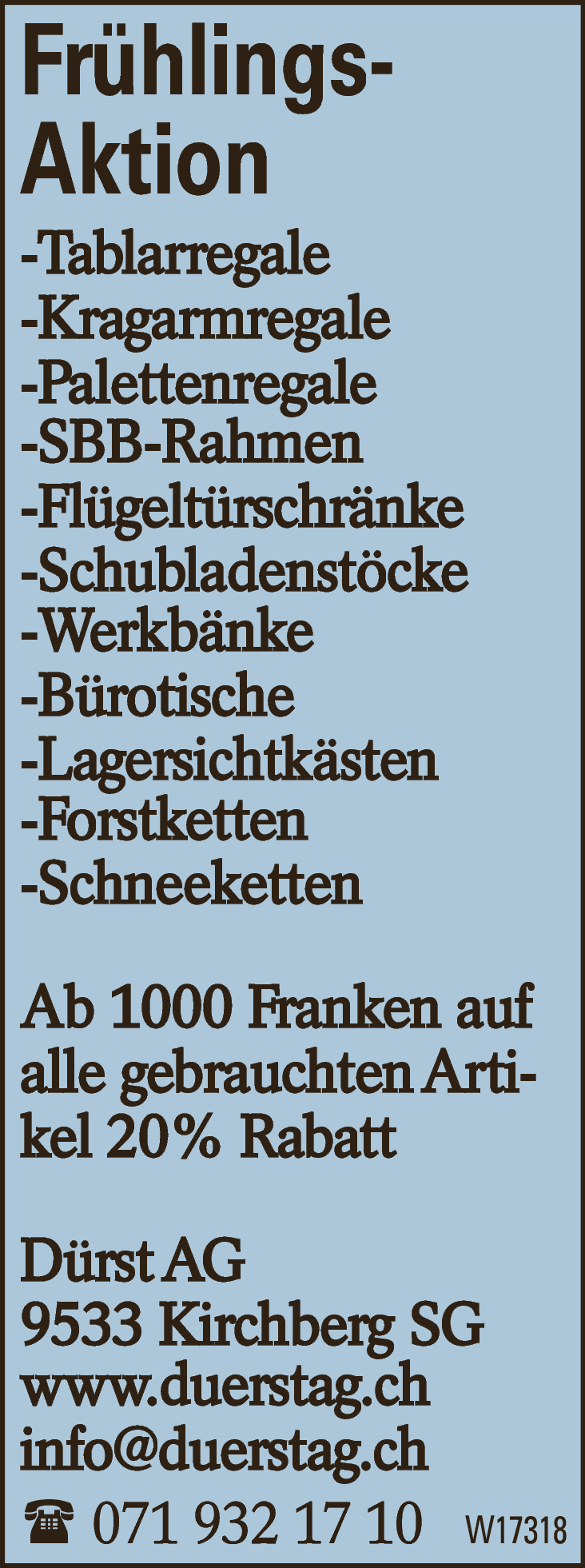 Frühlingsaktion