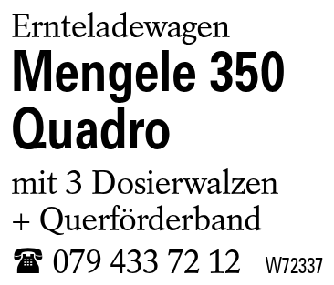 Mengele 350 Quadro