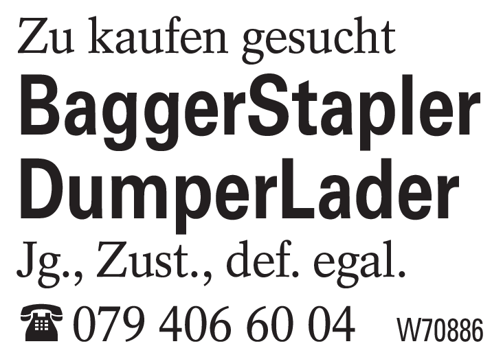 BaggerStapler / DumperLader