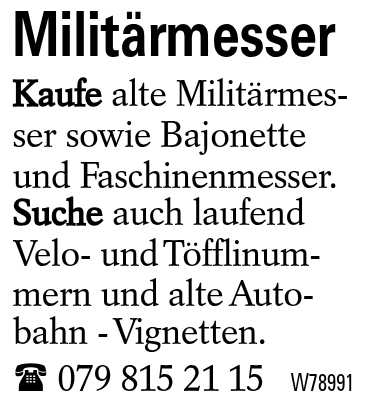 Militärmesser