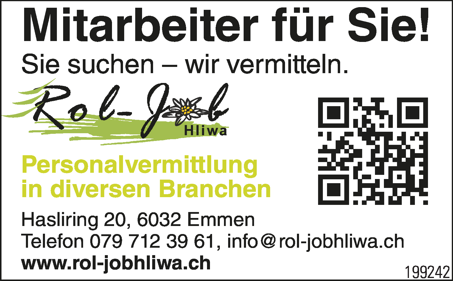 Mitarbeiter für Sie!