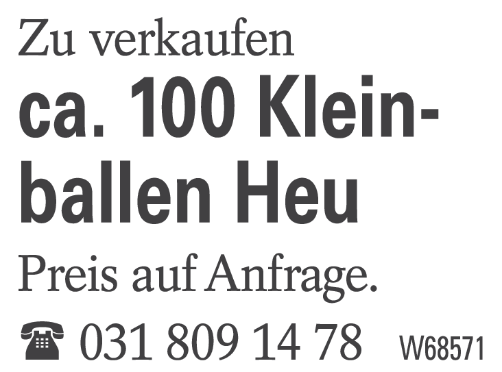 ca. 100 Kleinballen